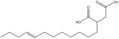 10-テトラデセン-1,2-ジカルボン酸 化学構造式
