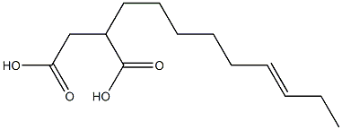 8-Undecene-1,2-dicarboxylic acid,,结构式