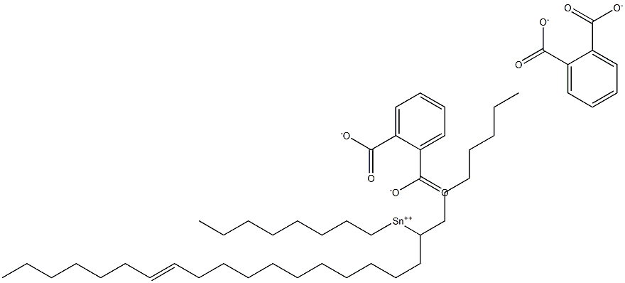 Bis[phthalic acid 1-(11-octadecenyl)]dioctyltin(IV) salt 结构式