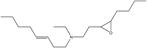 N-エチル-N,N-ジ(3-オクテニル)アミンオキシド 化学構造式