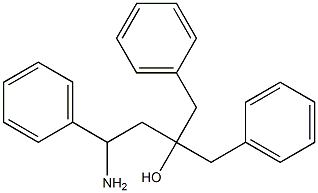 4-Amino-2-benzyl-1,4-diphenyl-2-butanol 结构式