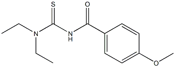 N-(Diethylthiocarbamoyl)-4-methoxybenzamide Structure