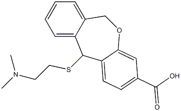 11-[[2-(Dimethylamino)ethyl]thio]-6,11-dihydrodibenz[b,e]oxepin-3-carboxylic acid