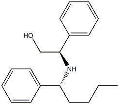 (2R)-2-[[(1R)-1-(Phenyl)pentyl]amino]-2-phenylethanol Struktur
