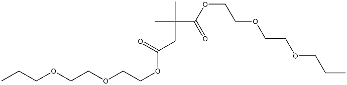 2,2-Dimethylsuccinic acid bis[2-(2-propoxyethoxy)ethyl] ester