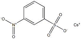 m-Nitrobenzenesulfonic acid cesium salt Struktur