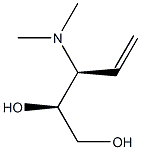 (2S,3S)-3-(Dimethylamino)-4-pentene-1,2-diol Structure