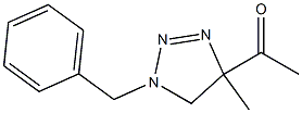 4,5-Dihydro-4-methyl-1-benzyl-4-acetyl-1H-1,2,3-triazole Struktur