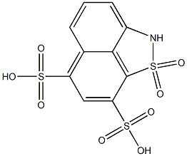 4,5-(Iminosulfonyl)-1,3-naphthalenedisulfonic acid 结构式