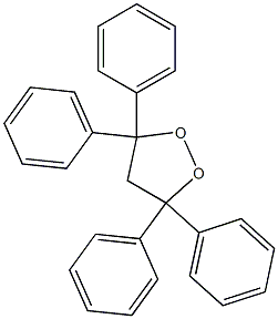 3,3,5,5-Tetraphenyl-1,2-dioxolane 结构式