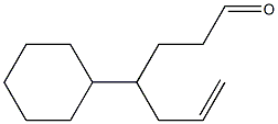 4-Cyclohexyl-4-(2-propenyl)butanal Struktur