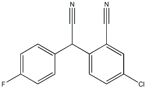 (2-Cyano-4-chlorophenyl)(4-fluorophenyl)acetonitrile
