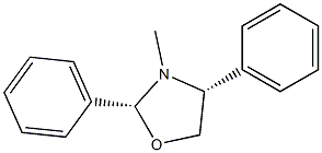 (2R,4R)-2,4-Diphenyl-3-methyloxazolidine Structure