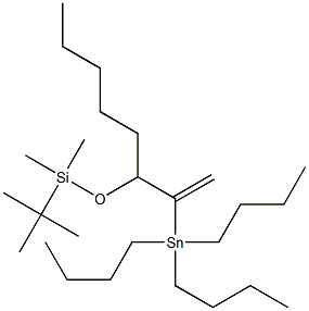 1-(Tributylstannyl)-1-[1-(tert-butyldimethylsilyloxy)hexyl]-ethene