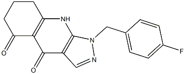 1-(4-Fluorobenzyl)-6,7,8,9-tetrahydro-4H-pyrazolo[3,4-b]quinoline-4,5(1H)-dione