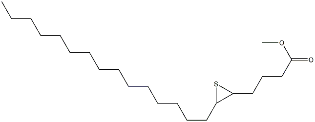 5,6-Epithiohenicosanoic acid methyl ester Structure