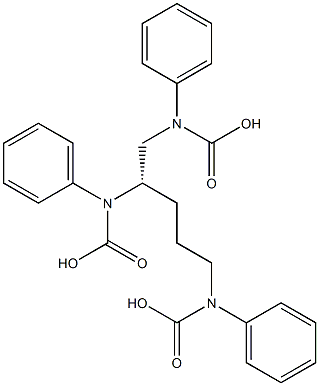 Tri(phenylcarbamic acid)[S,(-)]-1,2,5-pentanetriyl ester