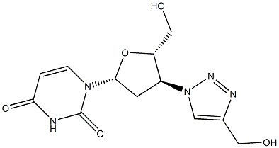 3'-(4-(Hydroxymethyl)-1H-1,2,3-triazol-1-yl)-2',3'-dideoxyuridine