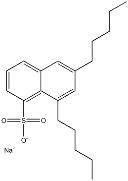 6,8-Dipentyl-1-naphthalenesulfonic acid sodium salt