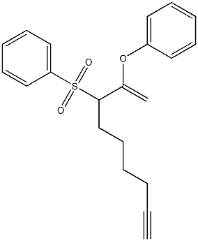 2-Phenoxy-3-phenylsulfonyl-1-nonen-8-yne