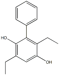 2-Phenyl-3,6-diethylbenzene-1,4-diol