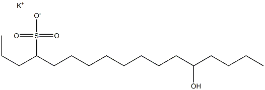  13-Hydroxyheptadecane-4-sulfonic acid potassium salt