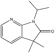 1,3-Dihydro-1-isopropyl-3,3-dimethyl-2H-pyrrolo[2,3-b]pyridin-2-one Structure