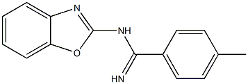 N1-(Benzoxazol-2-yl)-4-methylbenzamidine Struktur