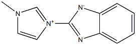 2-[(1-Methyl-1H-imidazol-3-ium)-3-yl]-1H-benzimidazol-1-ide Struktur