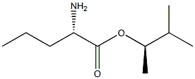 (R)-2-Aminopentanoic acid (S)-1,2-dimethylpropyl ester Struktur