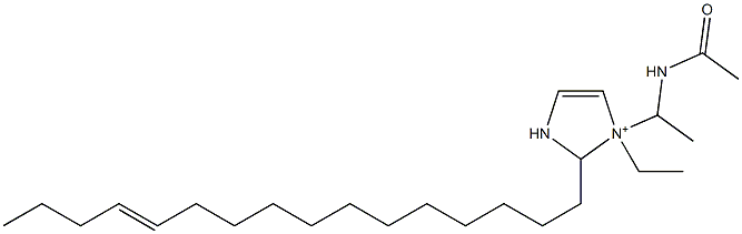  1-[1-(Acetylamino)ethyl]-1-ethyl-2-(12-hexadecenyl)-4-imidazoline-1-ium