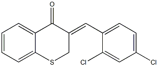 3-(2,4-Dichlorobenzylidene)-2,3-dihydro-4H-1-benzothiopyran-4-one|