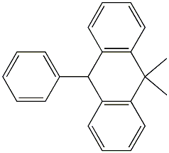 9,10-Dihydro-10,10-dimethyl-9-phenylanthracene Struktur