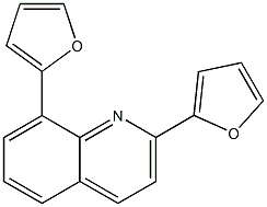 2,8-Bis(2-furanyl)quinoline Structure