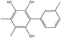 5,6-Dimethyl-3-(3-methylphenyl)benzene-1,2,4-triol