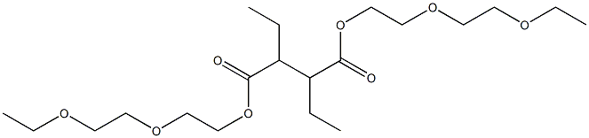 2,3-Diethylsuccinic acid bis[2-(2-ethoxyethoxy)ethyl] ester Structure