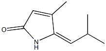 4-METHYL-5-(2-METHYLPROPYLIDENE)-1H-PYRROL-2(5H)-ONE 结构式