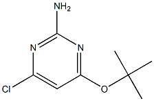 4-tert-Butoxy-6-chloropyrimidin-2-amine Structure