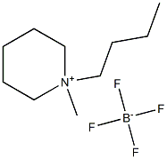 N-butyl-N-methyl-piperidinium tetrafluoroborate Structure