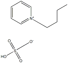 N-butylpyridinium hydrogen sulfate 化学構造式