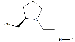 (R)-2-(Aminomethyl)-1-ethylpyrrolidinehydrochloride 结构式