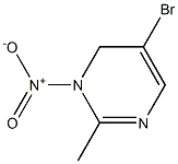 5-Bromo-2-methyl-3-nitropyrimidine Structure