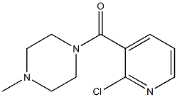 (2-Chloro-3-pyridinyl)(4-methyl-1-piperazinyl)-methanone Struktur