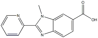 1-Methyl-2-(2-pyridinyl)-1H-benzimidazole-6-carboxylic acid