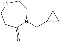 4-(Cyclopropylmethyl)-1,4-diazepan-5-one 结构式