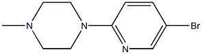 1-(5-Bromo-2-pyridinyl)-4-methylpiperazine,,结构式