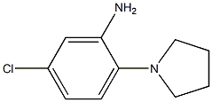 5-Chloro-2-(1-pyrrolidinyl)aniline Struktur