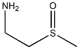 2-(methylsulfinyl)ethanamine 结构式