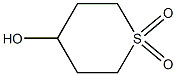 2H-thiopyran-4-ol, tetrahydro-, 1,1-dioxide Struktur