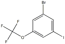 3-溴-5-碘-1-三氟甲氧基苯 结构式